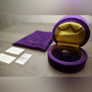 Gucci Icon Ring | Gucci Icon Thin Band in White Gold